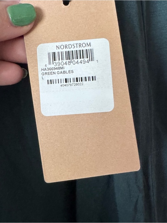 Halogen Teal Scoop Neck Sleeveless Scalloped Hem Tank - Teal - Picture 5 of 11